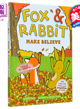 Gergely Dudas 狐狸与兔子2 Fox & Rabbit 2 Make Believe 英文原版小初文学 桥梁漫画图像小说 进口图书故事书【中商原版】
