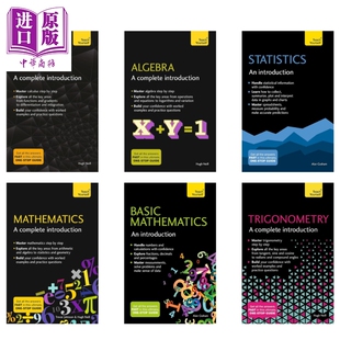 Teach Yourself 自学数学系列 代数微积分统计学三角学 完整入门指南 轻松掌握基础数学 A Complete Introduction【中商原版】