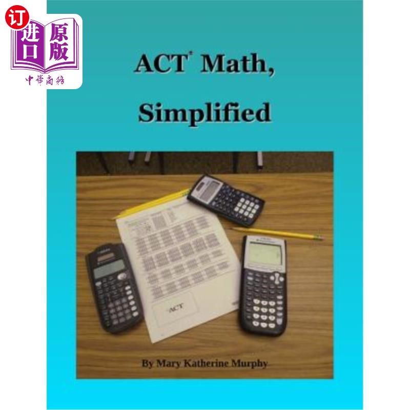 海外直订ACT Math, Simplified ACT数学，简化