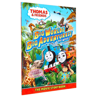 汤玛斯和朋友电影大冒险1 Thomas & Friends: Big World! Big Adventures! Movie Storybook英文原版进口 故事书【中商原版】