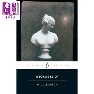 预售 企鹅黑经典 米德尔马契 英文原版 Middlemarch George Eliot【中商原版】