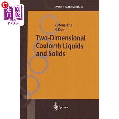 海外直订Two-Dimensional Coulomb Liquids and Solids 二维库仑液体和固体