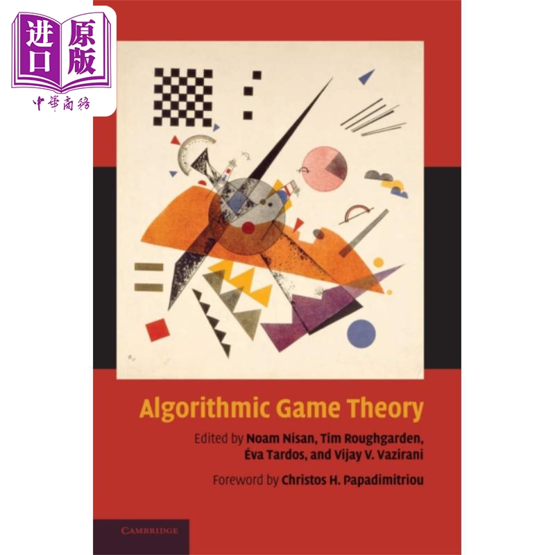 现货 算法博弈论 英文原版 Algorithmic Game Theory Tim Roughgarden【中商原版】