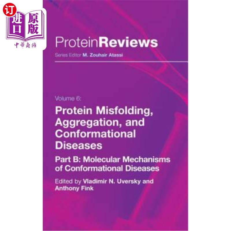 海外直订医药图书Protein Misfolding, Aggregation and Conformational Diseases: Part B: Molecular M 蛋白质错误折叠、聚