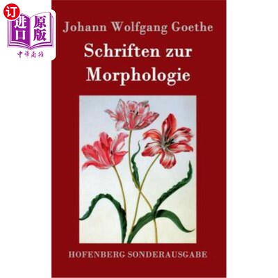 海外直订德语 Schriften zur Morphologie 形态形态的字体