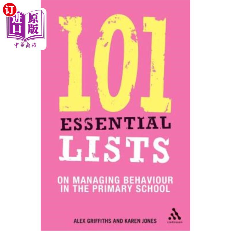 海外直订101 Essential Lists on Managing Behaviour in the Primary School 101小学管理行为基本清单