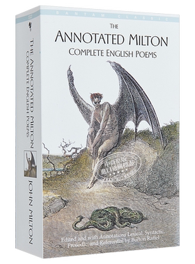 【中商原版】约翰·弥尔顿英文诗全集 英文原版The Annotated Milton: Complete 外国诗歌 失乐园