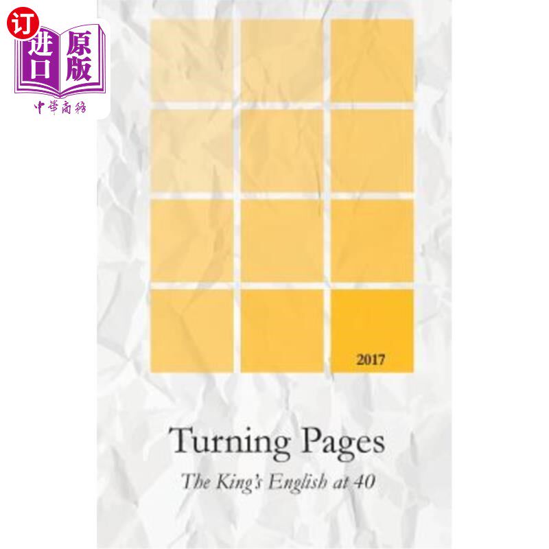 海外直订Turning Pages: The King's English at 40 翻页：40岁的国王英语