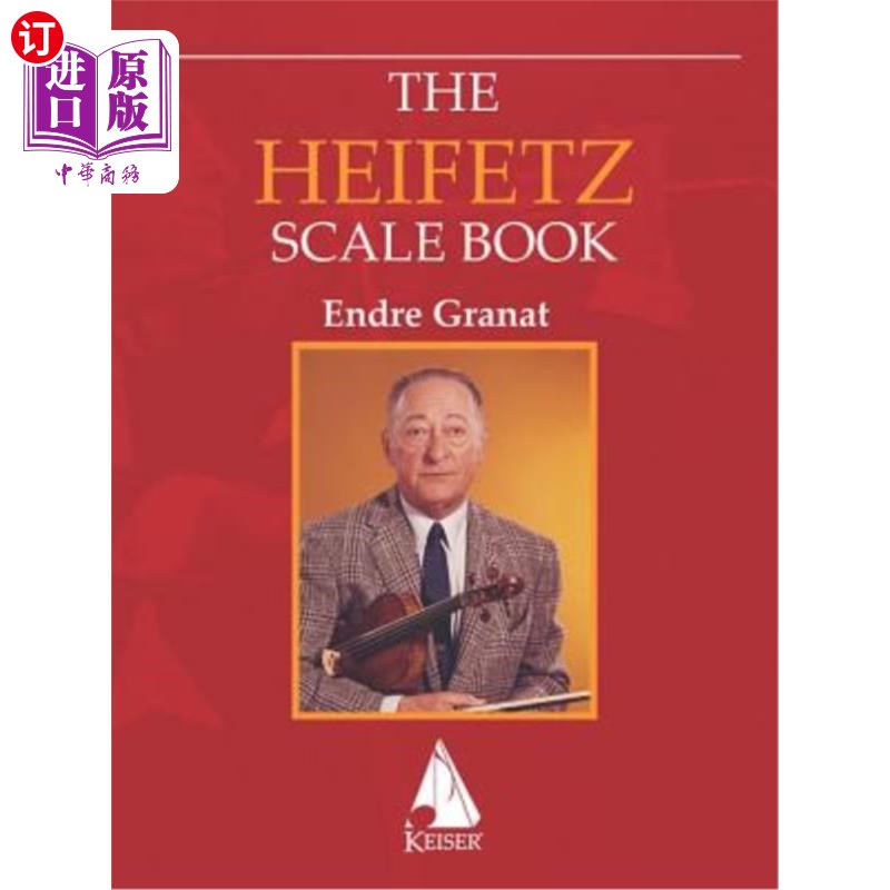 海外直订The Heifetz Scale Book for Violin 小提琴海菲茨音阶手册