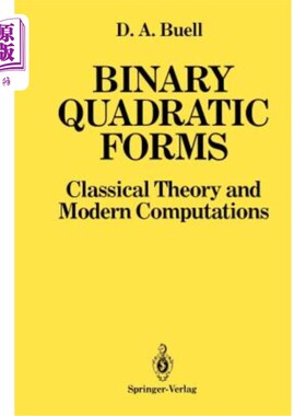 海外直订Binary Quadratic Forms: Classical Theory and Modern Computations 二元二次型：经典理论与现代计算