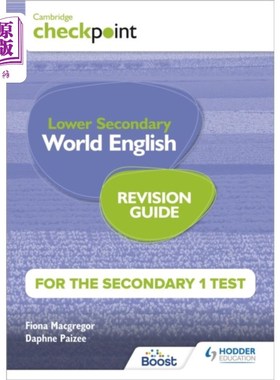 海外直订Cambridge Checkpoint Lower Secondary World Engli... 剑桥检查点初中世界英语中一考试修订指南