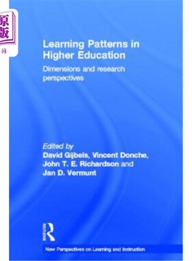 海外直订Learning Patterns in Higher Education: Dimensions and Research Perspectives 高等教育中的学习模式:维度与研究