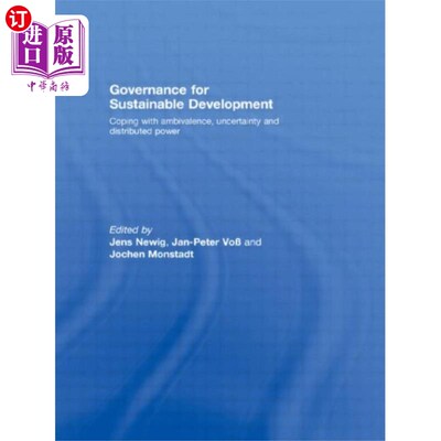 海外直订Governance for Sustainable Development 可持续发展的管治