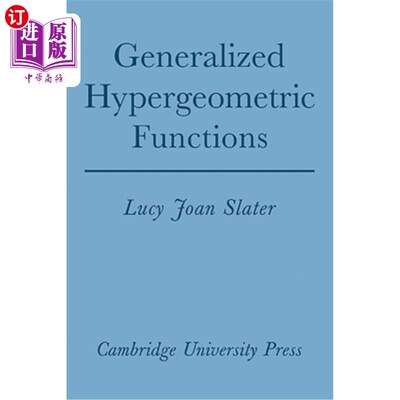 海外直订Generalized Hypergeometric Functions 广义超几何函数