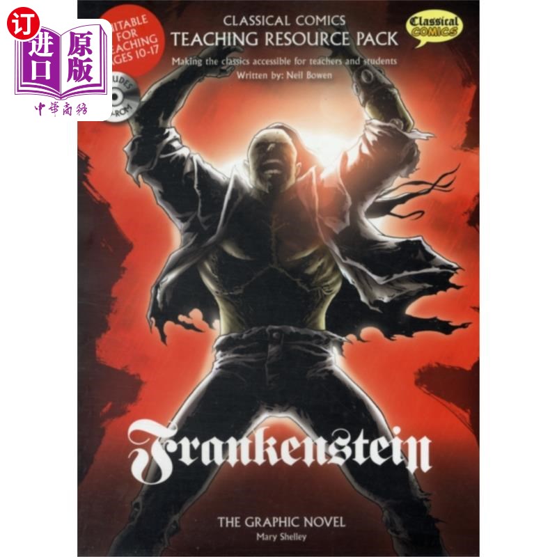 海外直订Frankenstein Teaching Resource Pack 科学怪人教学资源包