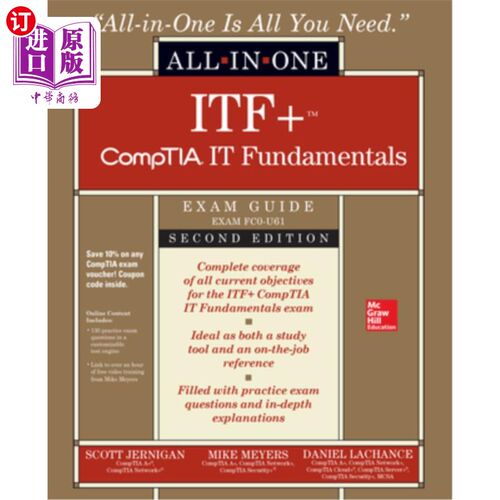 海外直订Itf+ Comptia It Fundamentals All-In-One Exam Guide, Second Edition (Exam Fc0-U61 Itf+ Compt