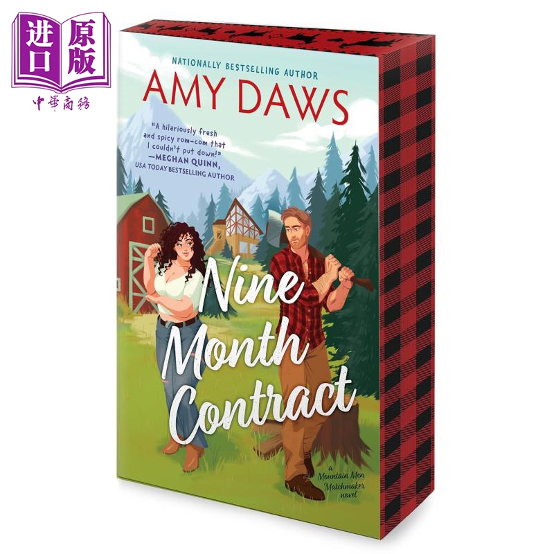 九个月合同 Nine Month Contract 英文原版 Amy Daws 浪漫爱情喜剧小说【中商原版】