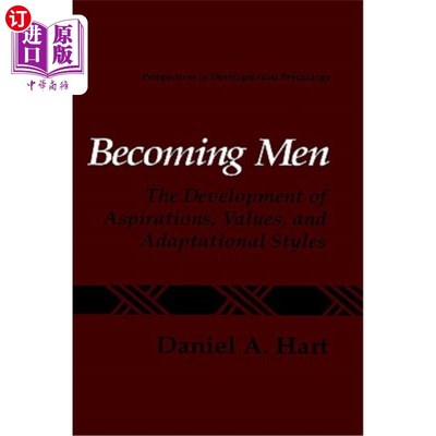 海外直订Becoming Men: The Development of Aspirations, Values, and Adaptational Styles 成为男人:抱负、价值观和适应风