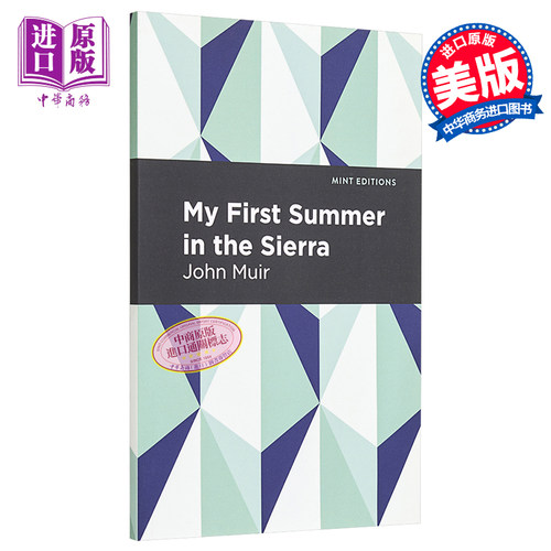 My First Summer in the Sierra 约翰·缪尔 英文原版 夏日走过山间【中商原版】