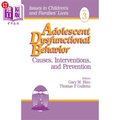 海外直订Adolescent Dysfunctional Behavior 青少年功能失调行为