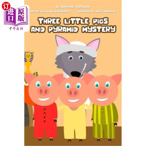 海外直订Three Little Pigs and Pyramid Mystery 三只小猪和金字塔之谜