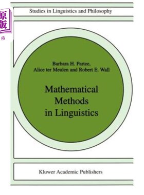 海外直订Mathematical Methods in Linguistics 语言学中的数学方法