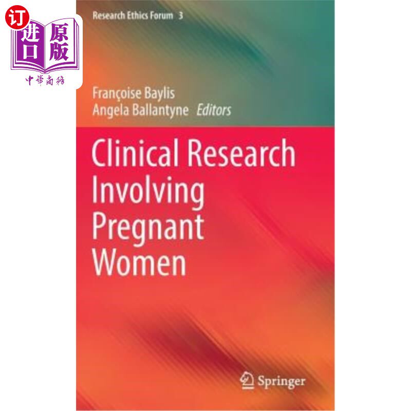 海外直订医药图书Clinical Research Involving Pregnant Women 孕妇临床研究