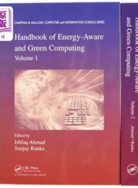 海外直订Handbook of Energy-Aware and Green Computing - T... 节能环保计算手册-两卷本
