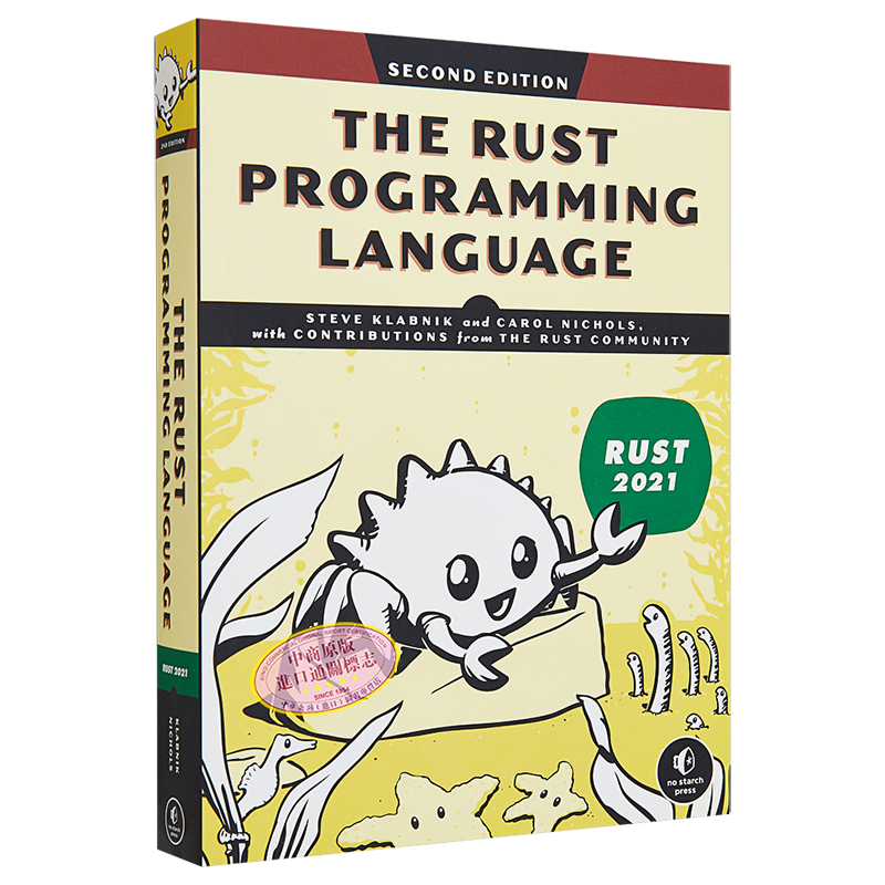 Rust编程语言 第2版 The Rust Programming Language  2nd Edition 英文原版 Carol Nichols 计算机编程语言 代码【中商原版?