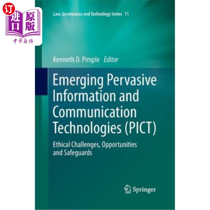 海外直订Emerging Pervasive Information and Communication Technologies (Pict): Ethical Ch 新兴的普及信息和通信技术：