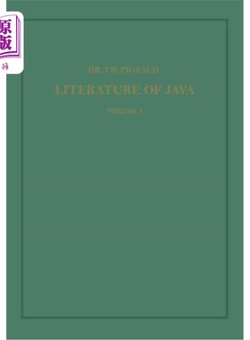 海外直订Synopsis of Javanese Literature 900-1900 A.D. 公元900-1900年爪哇文学概要。