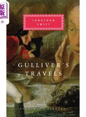 预售 格列佛游记 Everymans Library Classics Gullivers Travels 英文原版 Jonathan Swift 青少年经典读物【中商原版】