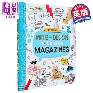 WRITE AND DESIGN YOUR OWN MAGAZINES 自己写:杂志创作 英文原版 进口童书 儿童工具书 写作参考书 精品儿童读物【中商原版?
