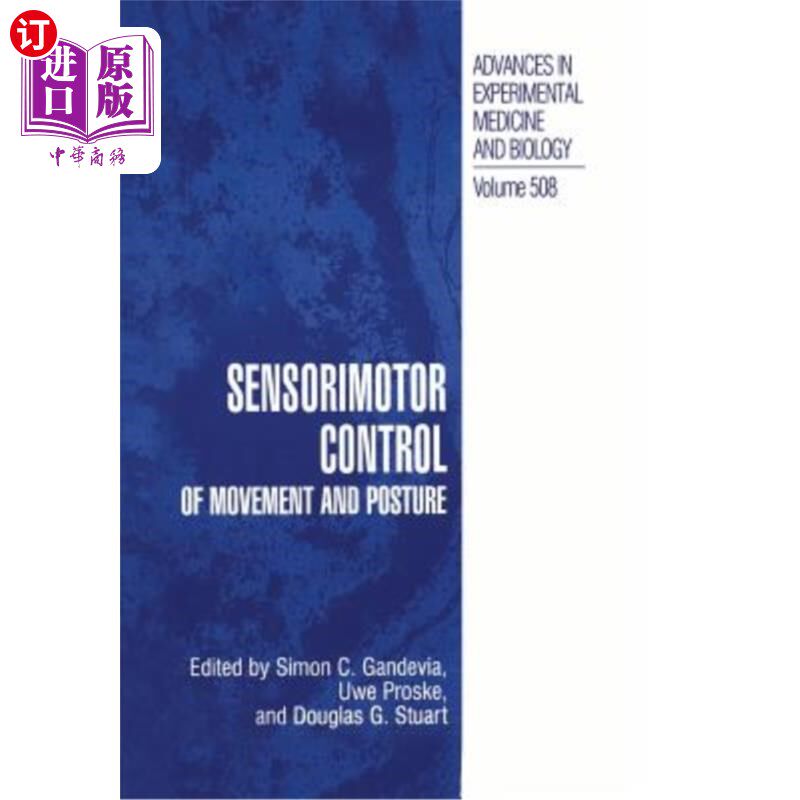 海外直订医药图书Sensorimotor Control of Movement and Posture 运动和姿势的感觉运动控制