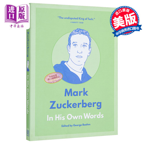 Mark Zuckerberg: In His Own Words 英文原版 马克·扎克伯格——用他自己的话来说 商业理论【中商原版】