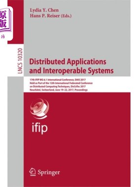 海外直订Distributed Applications and Interoperable Syste... 分布式应用和互操作系统