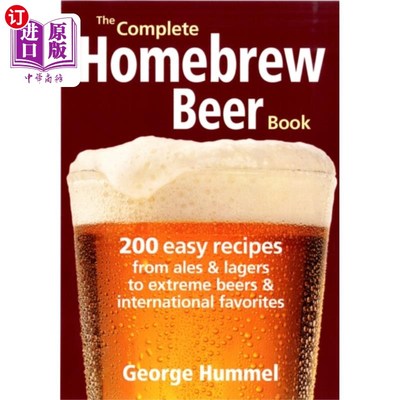 海外直订Complete Homebrew Beer Book 完成家酿啤酒书