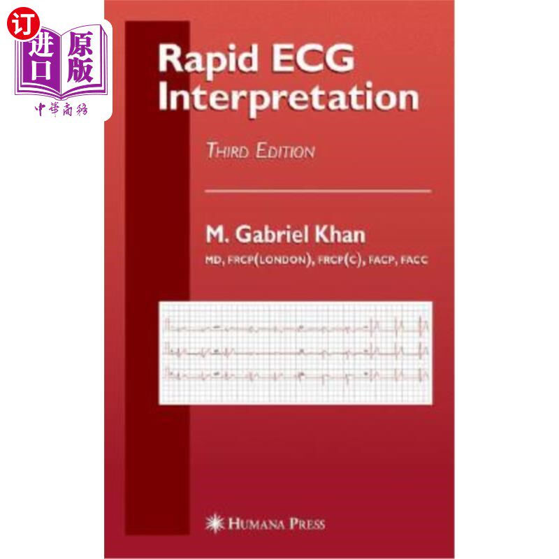 海外直订医药图书Rapid ECG Interpretation 心电图快速判读