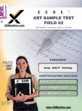 海外直订Ceoe Osat Art Sample Test Field 02 Teacher Certification Test Prep Study Guide CEOE OSAT艺术样