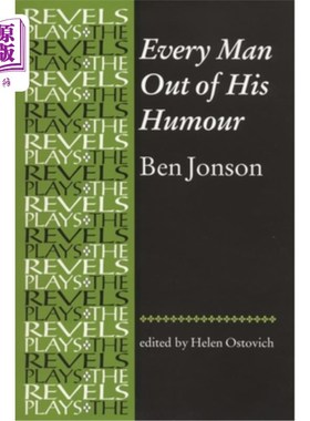 海外直订Every Man Out of His Humour: Ben Jonson 每个不开心的人:本·琼森