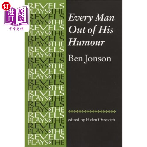 海外直订Every Man Out of His Humour: Ben Jonson 每个不开心的人:本·琼森