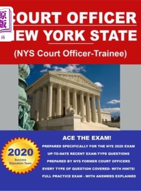 海外直订Court Officer New York State (NYS Court Officer-Trainee) 纽约州法院官员（纽约州法院官员实习生）
