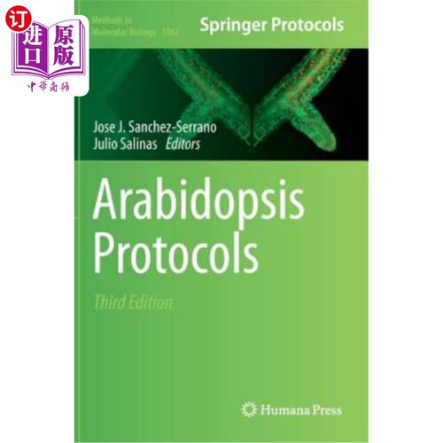 海外直订Arabidopsis Protocols 拟南芥协议