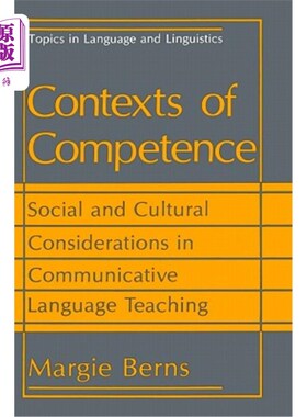 海外直订Contexts of Competence: Social and Cultural Considerations in Communicative Lang 能力语境:交际语言教学中的