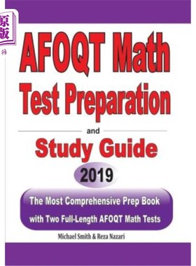 海外直订AFOQT Math Test Preparation and study guide: The Most Comprehensive Prep Book wi AFOQT数学考试准备和学习指