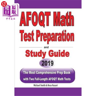 海外直订AFOQT Math Test Preparation and study guide: The Most Comprehensive Prep Book wi AFOQT数学考试准备和学习指