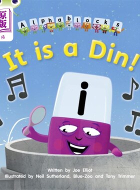 海外直订Bug Club Phonics Fiction Reception Phase 2 Set 01-02 Alphablocks It is a Din 虫子俱乐部语音小说接收第2阶段