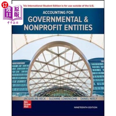 海外直订Accounting for Governmental & Nonprofit Entities... 会计的政府和非营利实体ISE