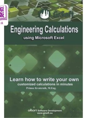 海外直订Engineering Calculations using Microsoft Excel: Learn how to write your own cust 使用Microsof