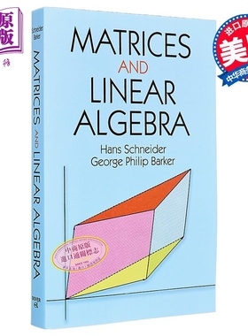施奈德 矩阵与线性代数 修订版 英文原版 Matrices and Linear Algebra Hans Schneider George【中商原版】